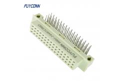 China 3 rows 48P Eurocard DIN 41612 Female PCB Connector Right Angle Terminals supplier