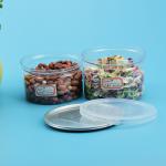 0.4L 0.5L Easy Open End PE Cap Plastic Food Jars for sale