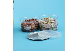 China 0.4L 0.5L Easy Open End PE Cap Plastic Food Jars supplier