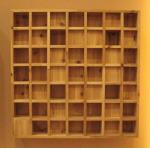 Square / Cubic Pattern Ceiling Acoustic Diffuser / Wood Diffuser Panel for sale