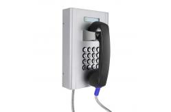 China Anti Vandal Prison Visitation Phone Full Rugged Keypad Analogue Version With LCD supplier