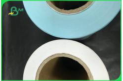 China 21cm x 100m Self - Adhesive Thermal Sticker Printing Paper For Label Barcodes supplier