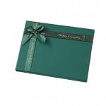 Custom Christmas Gift Box Large Lid Bottom Box Packaging Bow Holiday Ribbon Luxury Unique Holiday Party Gift Box for sale