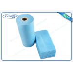 100% Flesh PP Nonwoven Bed Sheet , Medical Bed Sheets Blue Color Packing In Roll for sale