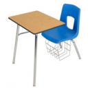 Ergonomic Arc Back School Desk With Chai for sale
