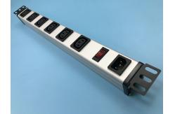 China C13 Outlets Metal Clips PDU Power Distribution Unit With Aluminum Shell supplier