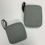 Artificial Canvas Power Cord Bag 13x13x5cm 0.1kg Nylon Lining for sale
