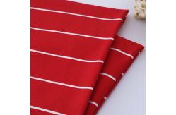 China Lightweight Breathable Soft Striped Cotton Fabric For French Terry supplier