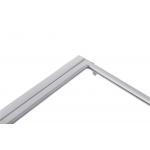 Encapsulated Plastic Profile Float Toughened Tempered Glass for sale