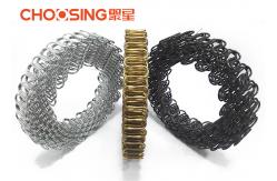 China Sofa Back Upholstery Zig Zag Springs 9 Gauge Wire Diameter Chrome Coating Surface supplier