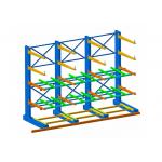Heavy Duty Metal Structural Cantilever Rack Lumber Storage Double Face Custom
