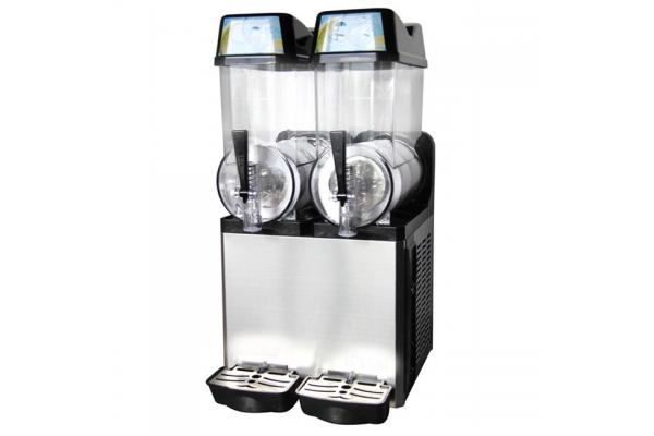 Carbonated 2 Tanks Slush Puppy Maker , Slush Puppie Milkshake Machine