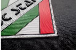 China OEM Custom Embossed 3D Logo Soft TPU Labels Patches For Clothes supplier