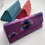 Bespoke Pattern Eyewear Foldable Sunglasses Case Triangular Pressure Resistant for sale