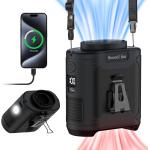 Socool Fan Waist Clip Camping Multifunction Portable Fan 10000MAh With Sos Led Light for sale