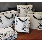 Boutique Paper Carrier Bags For Fashion Stores Custom Design With Logo Eco Friendly Packaging for sale