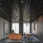 U Shaped Open Multi Panel Ceiling Plain Pattern 0.5mm Thickness