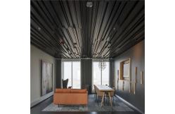 China U Shaped Open Multi Panel Ceiling Plain Pattern 0.5mm Thickness supplier