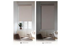 China Venetian 100% Polyester Roller Blinds Fabric Solar Shades For Home Sunshade supplier