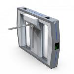 Full Automatic Double Arm Tripod Turnstile Gate with RS485 Communication AC 220V/110V and 30-45 Persons Per Minute Capacity for sale