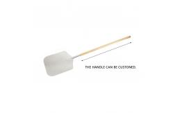 China 12''*14''*31'' Rectangle Wood Handle Metal Pizza Peel 79cm Aluminum Pizza Shovel supplier