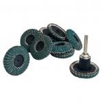 Mixed Curved Flap Disc 2 Inch Roll Lock Quick Change Sanding Discs for sale