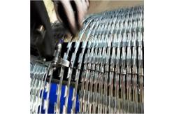 China Wholesale Hot Galvanized Razor Barbed Wire Roll Used With Chain Link Fence supplier