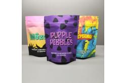 China Weed Soft Touch Mylar Bag Plastic Stand Up Pouches With Zipper supplier