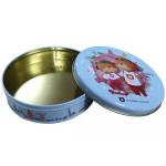 Waterproof Food Grade round cookie tins  Biscuit Tin Box Packaging for sale