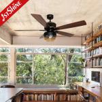 MDF Blades 52 Inches Remote Control Ceiling Fan With Farmhouse Style