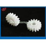 White Plastic 15T Gear Diebold ATM Parts Diebold 368 U2CS With Pin Hole