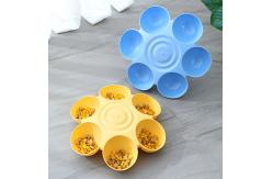 China Removable Multiple Cat Feeder Bowls ABS For Food Water supplier