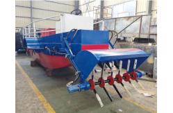 China Mini Efficient Aquatic Weed Harvester Mowing Boat For One Person To Operate supplier