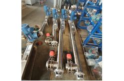 China 1 - 40m Length Customized Screw Conveyor  2m3/H - 12m3/H Charging Capacity supplier