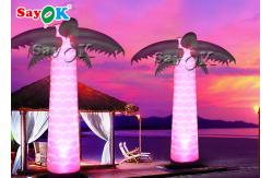 China 5mH Advertising Decorated Inflatable Palm Tree With Led Lighting supplier