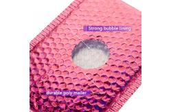 China CTCX Custom Bubble Mailer Holographic Pink Holographic Bubble Mailer Holographic Bubble Packages supplier