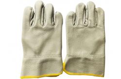 China Agriculture Cowhide beekeeping Gloves Without Cuff for beekeeping work use supplier
