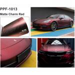 Matte Charm Red Heat Healing Color Paint Protection Film Hydrophobicity Matte Color Car Wrap Film for sale