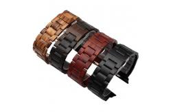 China 38mm 42mm Wood Apple Watch Band Replacement Wooden Bracelet supplier