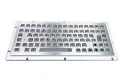 China Rugged Industrial Stainless Steel Panel Mount Keyboard With 12 Function Keys supplier