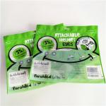 Resealable Moisture Proof Three Side Sealed Flat Packaging Plastic Pouch Bag for sale