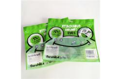 China Resealable Moisture Proof Three Side Sealed Flat Packaging Plastic Pouch Bag supplier