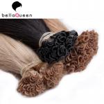 Natural Virgin Hair Extensions , Keratin U Tip Human Hair Extensions