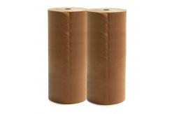 China Brown 80GSM 90GSM Custom Printed  Kraft Paper Roll Virgin Pulp supplier