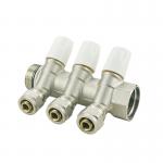 OEM 2-6ways Pex Manifold With Brass Fittings Customized Color Finishment Customized Color Customized Size for sale