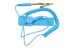 China Anti Static ESD Wrist Strap Ground Strap With Alligator Clip Wire supplier
