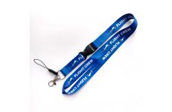 China Eco Bamboo Fiber Custom Promotional Lanyards Rotating Hook Custom Logo Lanyards supplier