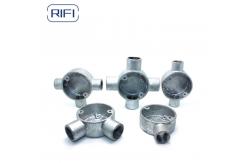 China 20mm/25mm  Electrical Malleable iron Circular Terminal Junction Box for Conduit Fittings supplier