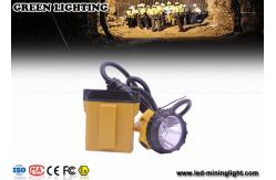China 25000 Lux Portable Rechargeable LED Headlamp ATEX 2A Charger Big Battery Capacity supplier