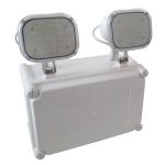 IP65 Waterproof NiCd Twin Spot Emergency Lights PC Casing Automatic for sale